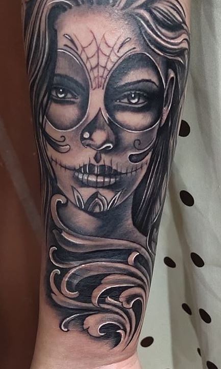 20 Gorgeous Sugar Skull Tattoo Ideas  Stay at Home Mum