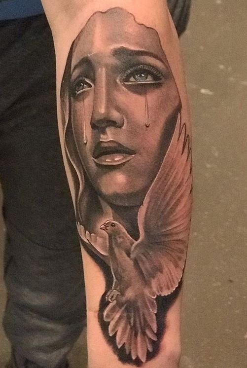 UPDATED 30 Iconic Virgin Mary Tattoos