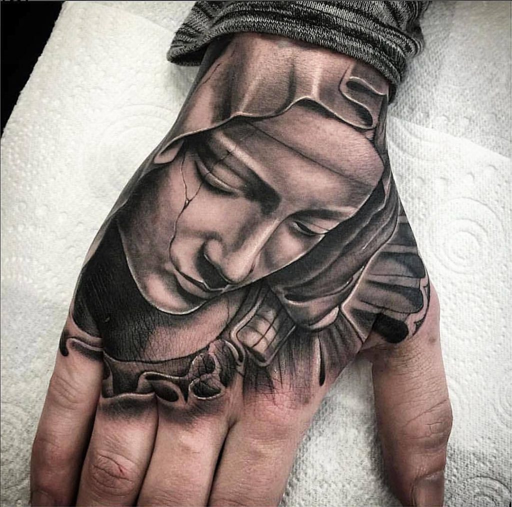 Virgin Mary tattoo | john gage | Flickr