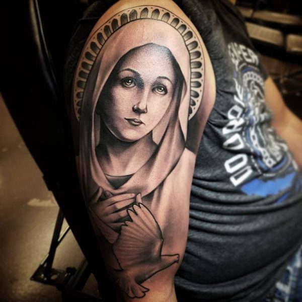 75 Inspiring Virgin Mary Tattoos Ideas & Meaning - Tattoo Me Now