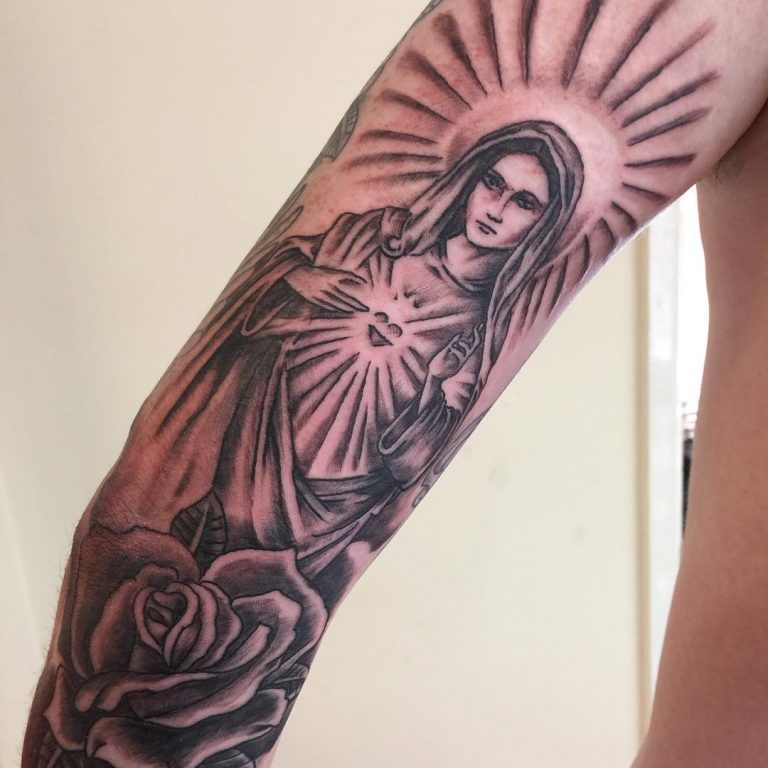 75 Inspiring Virgin Mary Tattoos Ideas  Meaning  Tattoo Me Now