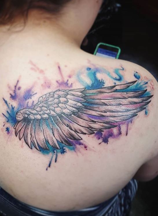 150 Divine Angel Wings Tattoos Ideas & Meanings - Tattoo Me Now