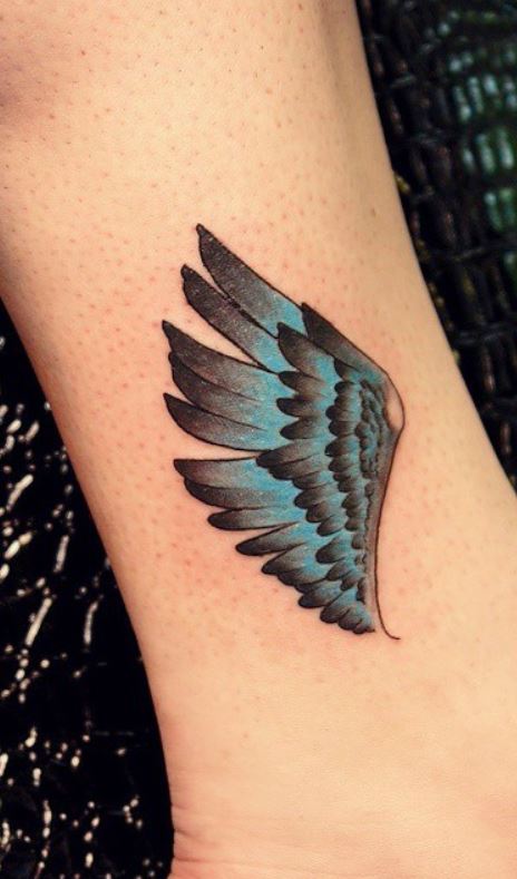 Rib Side Wings Tattoo