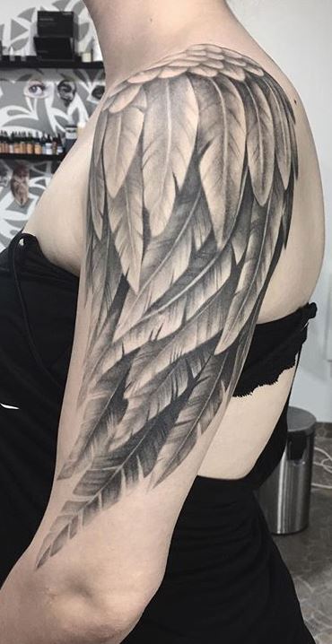 Update more than 70 arm tattoo wings latest  thtantai2