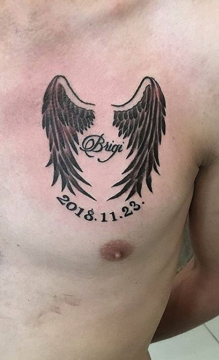 Angel Wing Tattoos for Men  Ideas and Inspiration for Guys  Cool chest  tattoos Wing tattoo men Cool shoulder tattoos