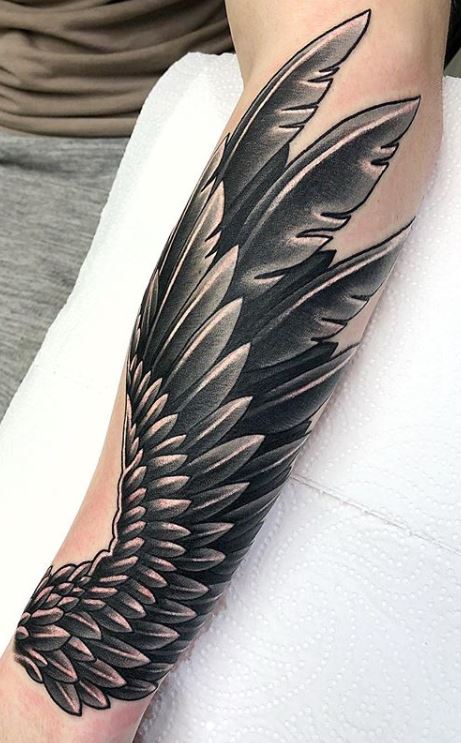 150 Divine Angel Wings Tattoos Ideas & Meanings - Angel Wings Tattoo 83