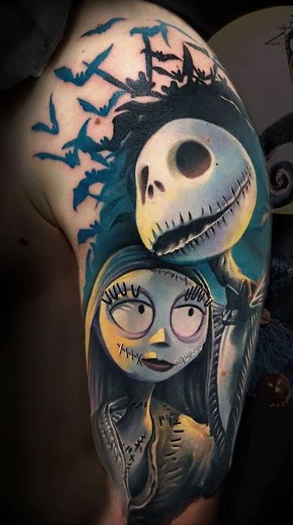 35 The Nightmare Before Christmas Tattoo Designs Ideas  EntertainmentMesh