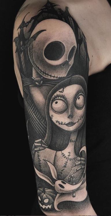 75 best Nightmare Before Christmas Tattoo Design Ideas 2019