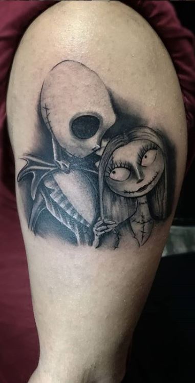 100+ Unique Jack and Sally Tattoos (The Nightmare Before Christmas