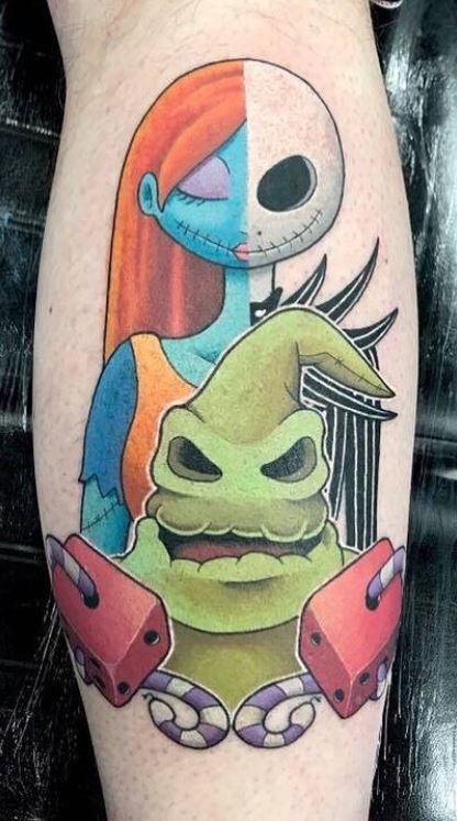 100 Unique Jack and Sally Tattoos The Nightmare Before Christmas  Tattoo  Me Now