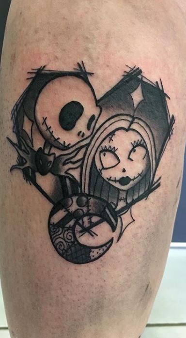 We are in love with these Disneythemed couple tattoos  SheKnows