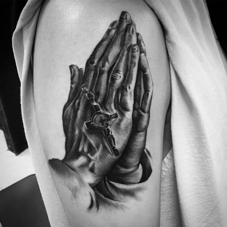 100 Amazing Praying Hands Tattoos Ideas & Meanings Ultimate