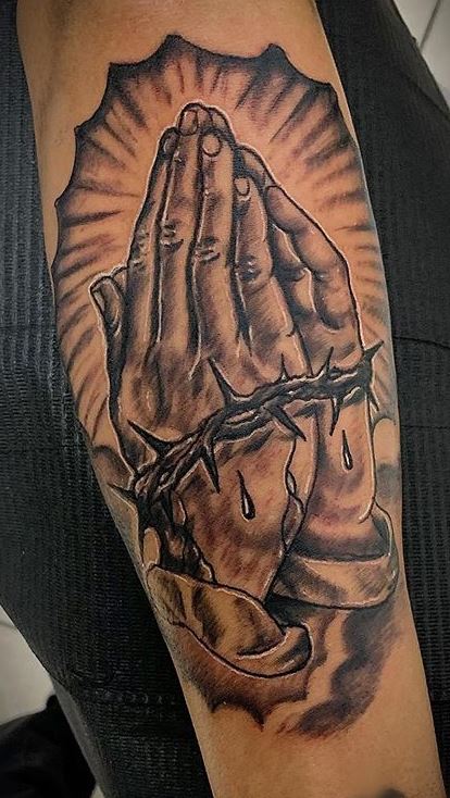 tatoo studio yamada praying hands - フォトフレーム