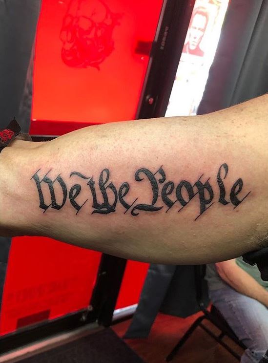 75 Patriotic We The People Tattoos And Ideas - Tattoo Me Now