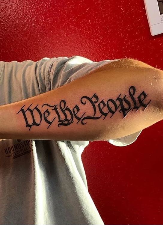 75 Patriotic “We the People” Tattoos and Ideas Tattoo Me Now
