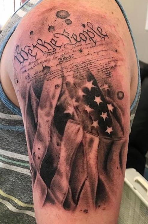 25 We The People Tattoo Design Ideas for Patriots
