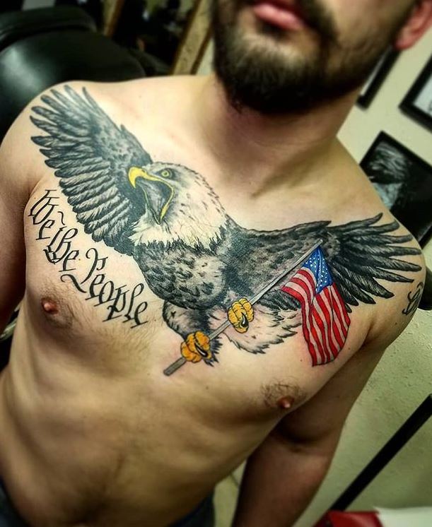 20 Of The Best American Flag Tattoos For Men in 2023  FashionBeans