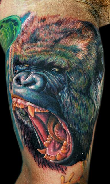 The meaning of the tattoo Gorilla facts photo examples sketches