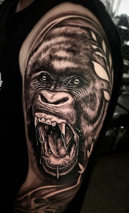 50 Amazing Gorilla Tattoos with Meaning  Body Art Guru