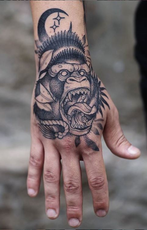 100 Unique Gorilla Tattoos Youll Need to See  Tattoo Me Now