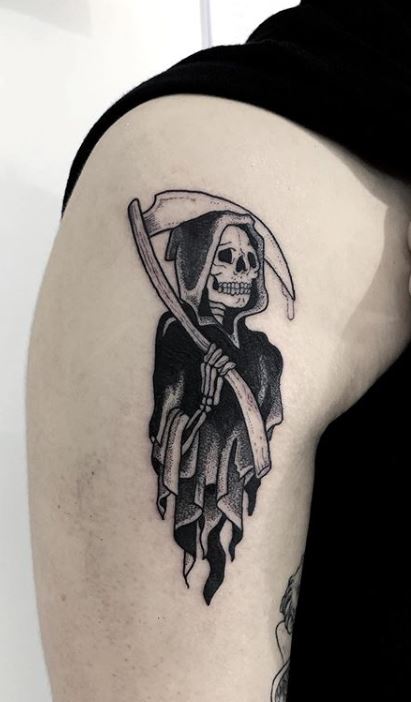 110 Unique Grim Reaper Tattoos You'll Need to See - Tattoo Me Now