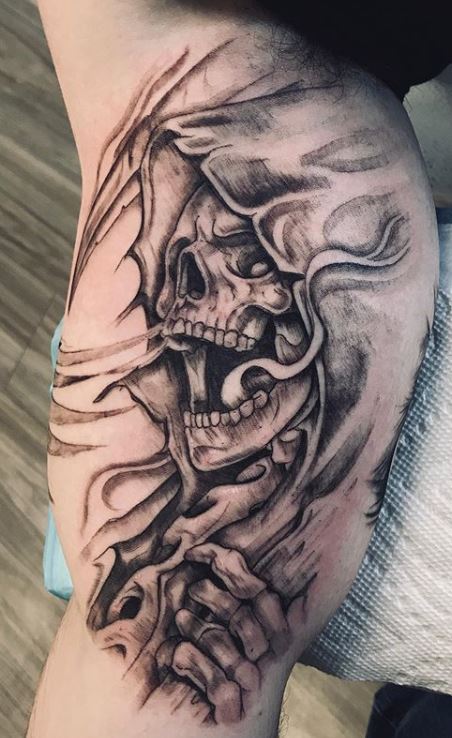 30 Of The Best Demon Tattoos for Men in 2023  FashionBeans