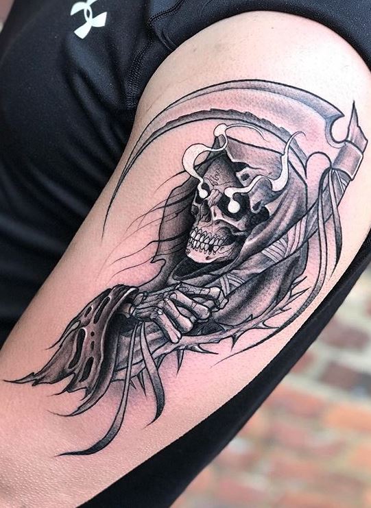 Discover more than 64 grim reaper forearm tattoo latest  thtantai2