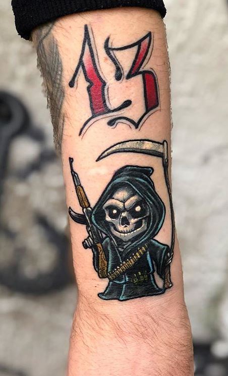 92 Meaningful Designs Of The Grim Reaper Tattoo