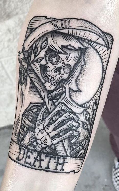 65 Mind-Blowing Grim Reaper Tattoos And Their Meaning - AuthorityTattoo