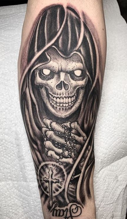 110 Unique Grim Reaper Tattoos You’ll Need to See - Tattoo Me Now
