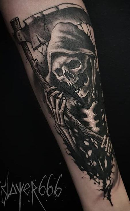 Top 70 grim reaper tattoos  thtantai2