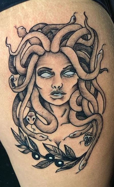  nanna on Twitter dont think i ever shared this medusa tattoo i did on  here  forever humbled when people want their tattoos drawn in my style   httpstco7p7B1nVa8P  Twitter