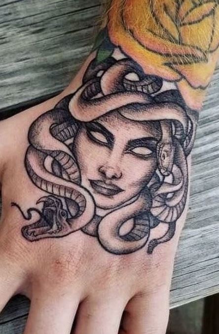 Aggregate more than 71 medusa tattoo hand latest  thtantai2