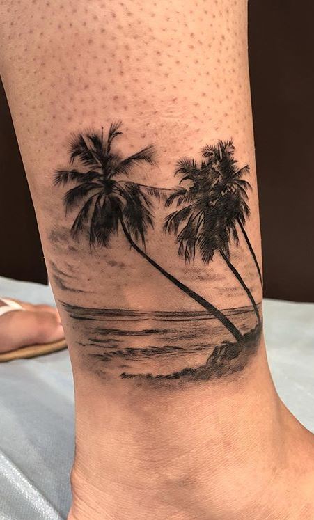 125 Unique Palm Tree Tattoos You'll Need to See - Tattoo Me Now