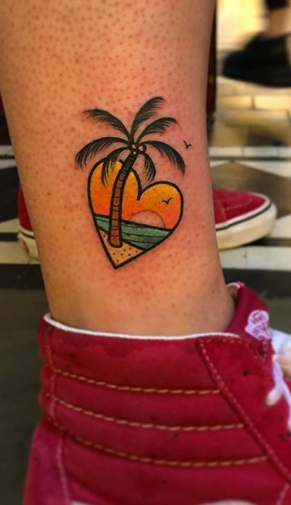 50 palm tree tattoo design ideas for men and women  Legitng