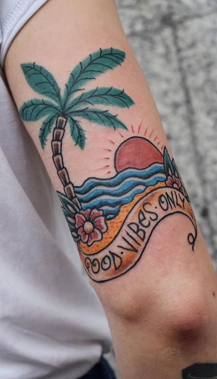 35 Beach Tattoo Ideas