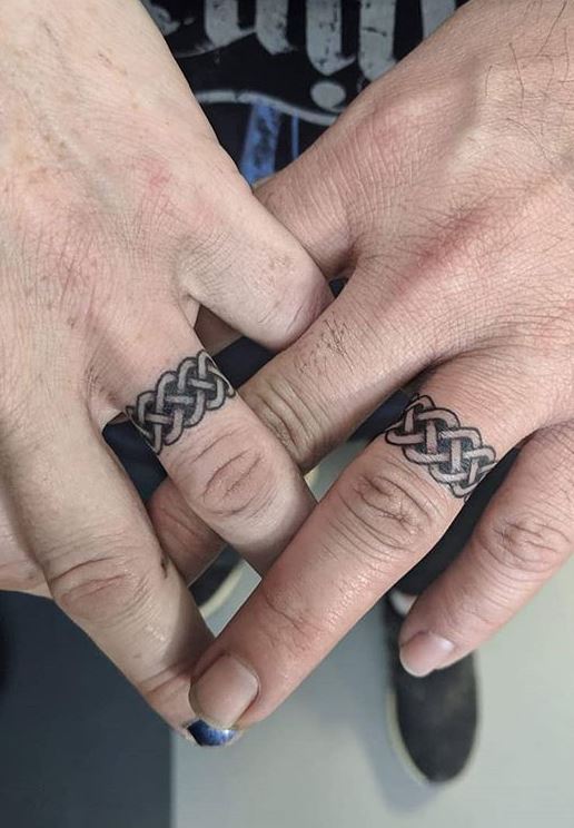 6 Couple Finger Tattoos To Replace Wedding Rings  Self Tattoo