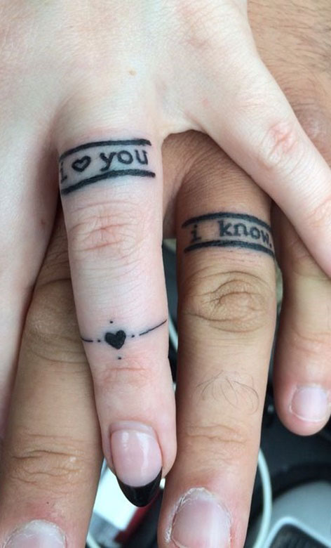 10 Chic Ways To Embrace Wedding Ring Tattoos - DWP Insider