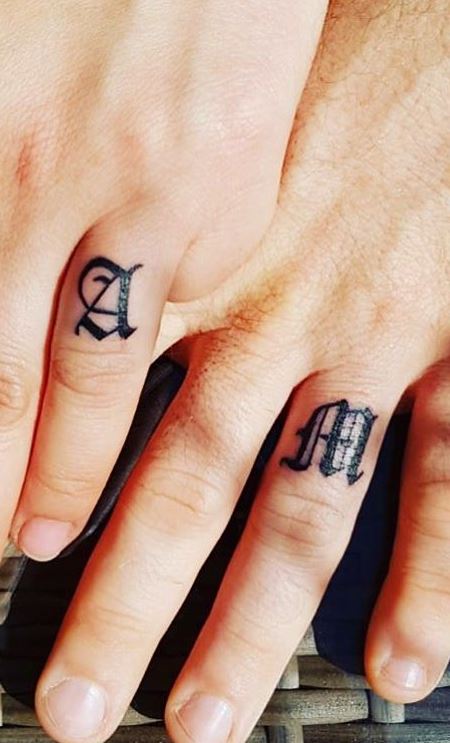 Buy Semipermanent Tattoo Alphabets Choose 2 Letters Online in India  Etsy