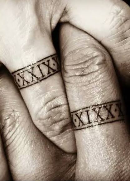 100 Unique Wedding Ring Tattoos You Ll Need To See Tattoo Me Now