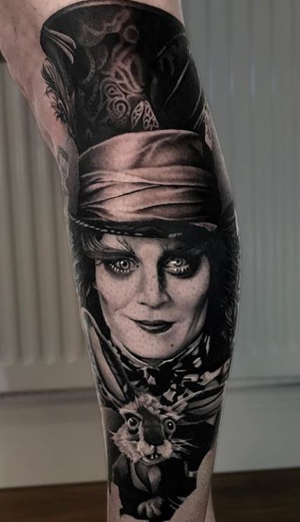 Mad hatter tattoos pictures