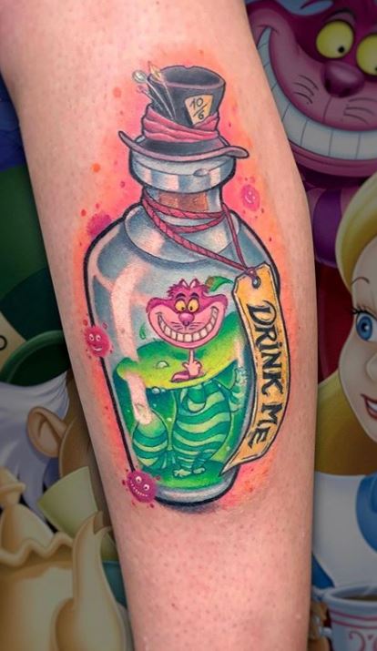 100 Alice in Wonderland Tattoos Youll Need to See  Tattoo Me Now