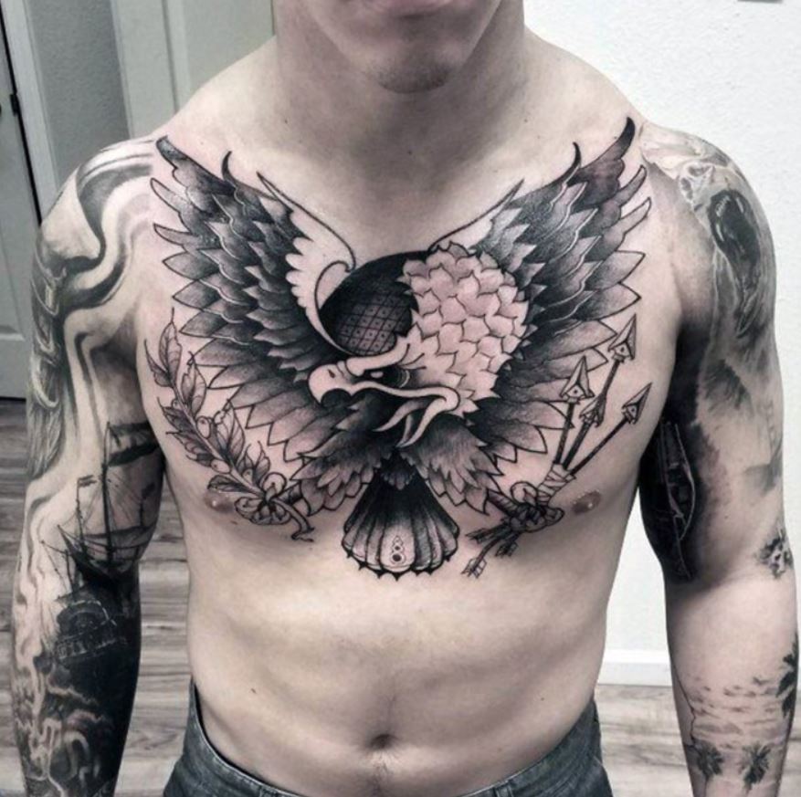 40 Best Eagle Tattoos for Men Top Ideas and Designs 2023  FashionBeans