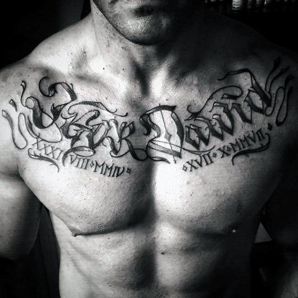 185 Trendy Chest Tattoos for Men - Tattoo Me Now