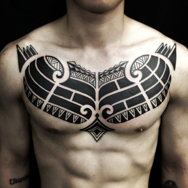 185 Trendy Chest Tattoos for Men - Tattoo Me Now