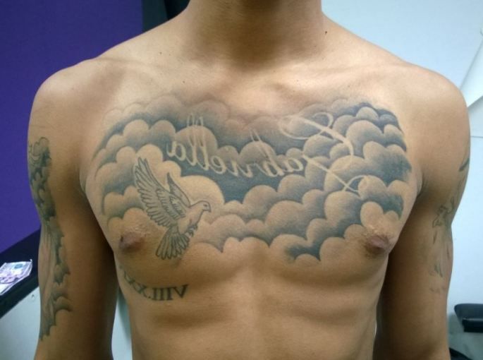 Cloud and Star Tattoo Designs for Men - wide 5