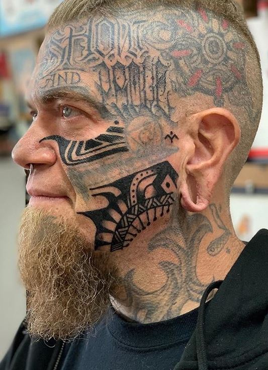 Attractive Face Tattoos Idea for Men Tattoo Like The Pros Tattoo Design   Ideas