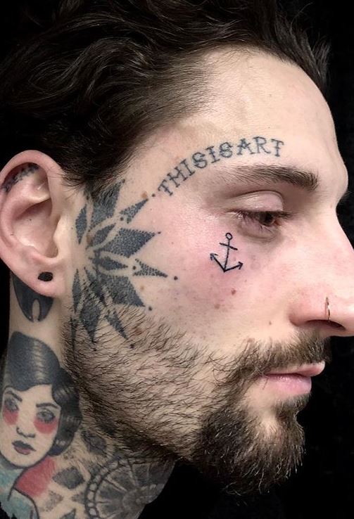 50+ Terrifying Face Tattoos That Will Make You Think Twice