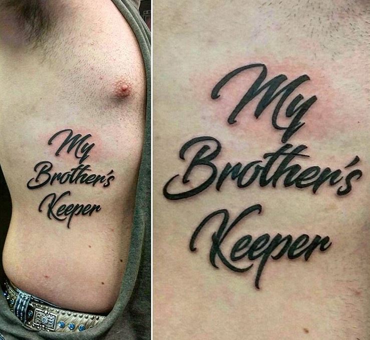 50 Best My Brothers Keeper Tattoos Ideas  Meanings  Tattoo Me Now