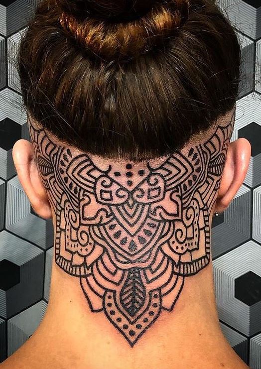 Amazon.com : Yeeech Temporary Tattoos for Men Wolf Waterproof Arm Chest Neck  Geometric American Tribal Large Small Long Lasting Fake Tattoo Black  Green(2 Sheets) : Beauty & Personal Care